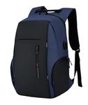 Oxford-laptoprugzak met USB-oplader - waterdichte schooltas met grote capaciteit van 15,6 inch voor 