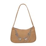 Dames luxe designer handtas - retro dames schoudertas baguette tas nylon portemonnee