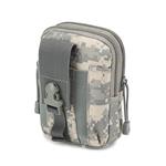 Militair tactisch heuptasje voor heren - Riemzakje Kleine zak Running Travel Camping Bag Sneeuw