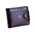 Vintage lederen dollarbiljet portemonnee voor heren - casual geld portemonnee tas creditcardhouder