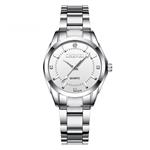 Casual luxe horloge voor dames - waterdicht strass horloge roestvrij stalen armband