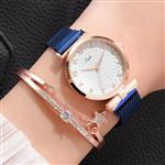 Luxe horloge met armband voor dames - quartz horloge magnetisch / leren band