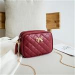 Kleine Messenger Bag met Borduurwerk en Ketting voor Dames - Mode Crossbody Handtas
