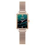 Luxe vierkant horloge voor dames - armband met quartz wijzerplaat