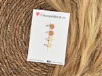 Baby haarspeldjes setje 2 - mini - 2cm groot - voor de eerste lokjes haar – bloemetjes
