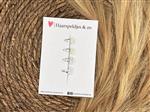 Baby haarspeldjes setje 3 - mini - 2cm groot - voor de eerste lokjes haar – bloemetjes