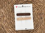 French Barrette set 5 - 8 cm speld / clip - meiden - dames - volwassenen