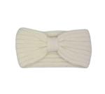 Hoofdband winter - dames - vrouwen - crème/wit