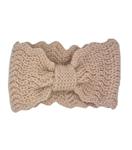 Hoofdband winter - dames - vrouwen - lichtroze