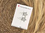 Haarspeldje ‘Stars’ - ster – sterretje - glitters - zilver - kerst – feestdagen — 5 cm