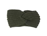 Hoofdband winter - dames - vrouwen - donkergroen