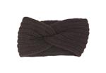 Hoofdband winter - dames - vrouwen - donkerbruin
