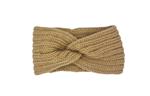 Hoofdband winter - dames - vrouwen - mosterd licht bruin