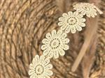 Diadeem - haarband - bloemetjes goud - bloemen