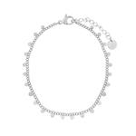KIDS - Armband om te delen - kleine hartjes - stainless steel (verkleurt niet) - met verlengkettinkj