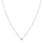 KIDS - Ketting om te delen - hartje - stainless steel (verkleurt niet) - met verlengkettinkje - goud