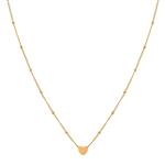 ADULTS - Ketting om te delen - hartje - stainless steel (verkleurt niet) - met verlengkettinkje - go