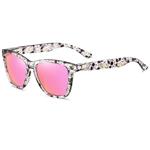 Polarized Sunglasses for Women - Mirror Glasses UV400 Square Frames Shades Eyewear