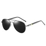 Polarized Pilot Sunglasses Unisex - Driving Retro Glasses Metal UV400