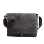 Canvas Crossbody Schoudertas voor Heren - Modieuze Casual Flap Satchel