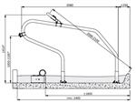Ligbox Spinder Delta-DS 206  voor grootvee