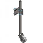 Steunwiel voor draaihek > 2 mtr bevestiging 1