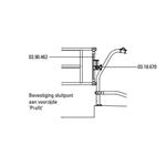Universeel sluitpunt 79 cm
