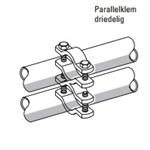 Parallelklem driedelig 1,5