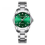 Casual luxe horloge voor dames - waterdicht strass horloge roestvrij stalen armband