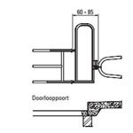 Doorstapbeugel voor afscheidingshek 79cm