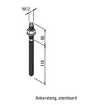 Chemische anker M12, compleet per 10 st.