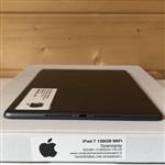 nieuwstaat Apple iPad 7 128GB zwart WiFi (4G) + 12 maanden garantie