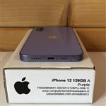 nieuwstaat Apple IPhone 12 128GB paars + nieuwe accu 100% + 12 maanden garantie