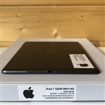 nieuwstaat Apple iPad 7 zwart 32GB WiFi (4G) + 12 maanden garantie