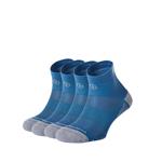 DUBBELPAK-BOSTON-LOW-CUT- HARDLOOPSOKKEN-ANTIBACTERIEEL-BLAUW L (42-44)