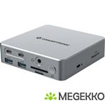 Conceptronic DONN25G laptop dock & poortreplicator Bedraad USB 3.2 Gen 2 (3.1 Gen 2) Type-C Zilver