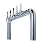 Showroommodel: Tapzuil Rainbow 5 kraans chrome