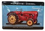 Porsche diesel reclamebord