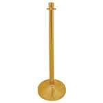 Bolero messing afzetpaal met vlakke knop