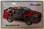 Audi quattro sport reclamebord