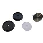 Afdekplaatje rvs geborsteld 32 mm