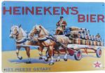 Heineken's bier het meest getapt reclamebord