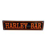 Emaille reclamebord: Harley Bar