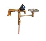 Spoelkraan messing deluxe groot spoelkruis