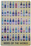 Beers of the world reclamebord
