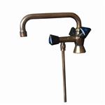 Spoelmengkraan antiek messing