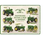 John Deere reclamebord Nothing runs like a deere