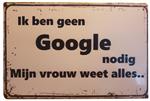 Geen Google nodig reclamebord