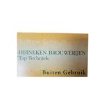 Tapkaart - Buiten gebruik Heineken