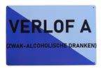 Reclamebord verlof A
